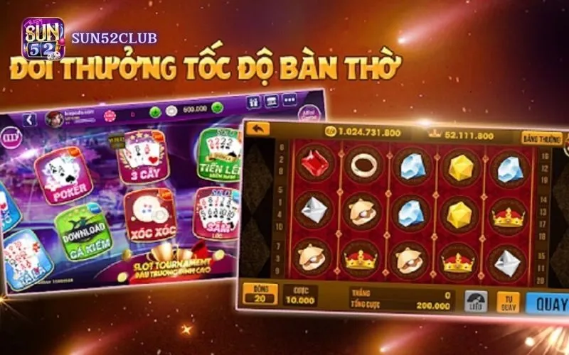 Game bài đổi thưởng quốc tế Sun52