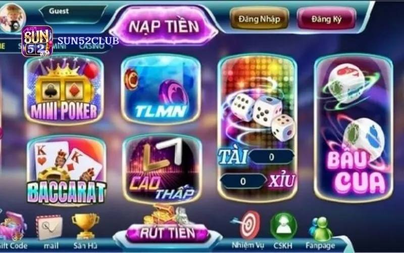 Mini game Tài Xỉu Sun52: Trải Nghiệm Game Bài Hấp Dẫn!