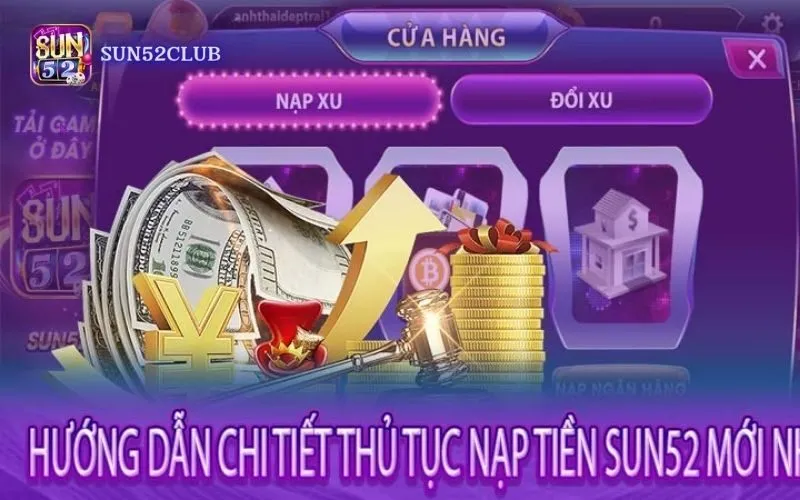 Nạp tiền qua thẻ cào điện thoại Sun52