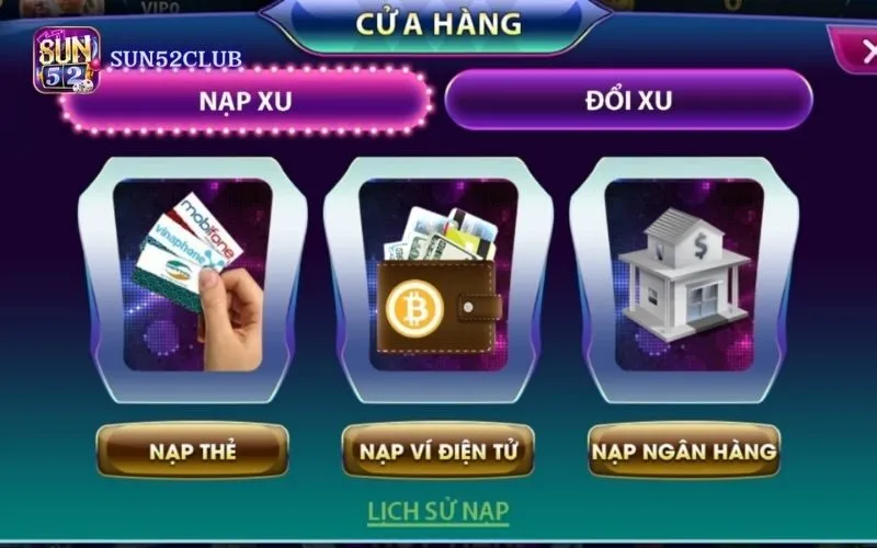 Nạp tiền qua thẻ cào điện thoại Sun52: Nhanh Chóng, Tiện Lợi